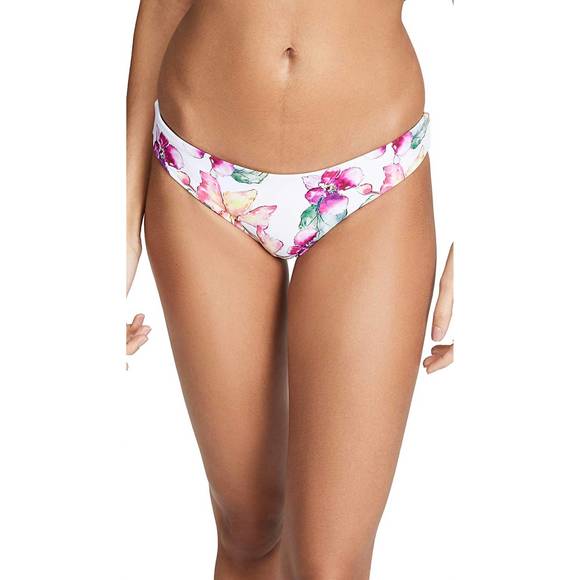 NEW PQ SWIM reversible full coverage hipster bikini bottom in wild orchid - Picture 1 of 3